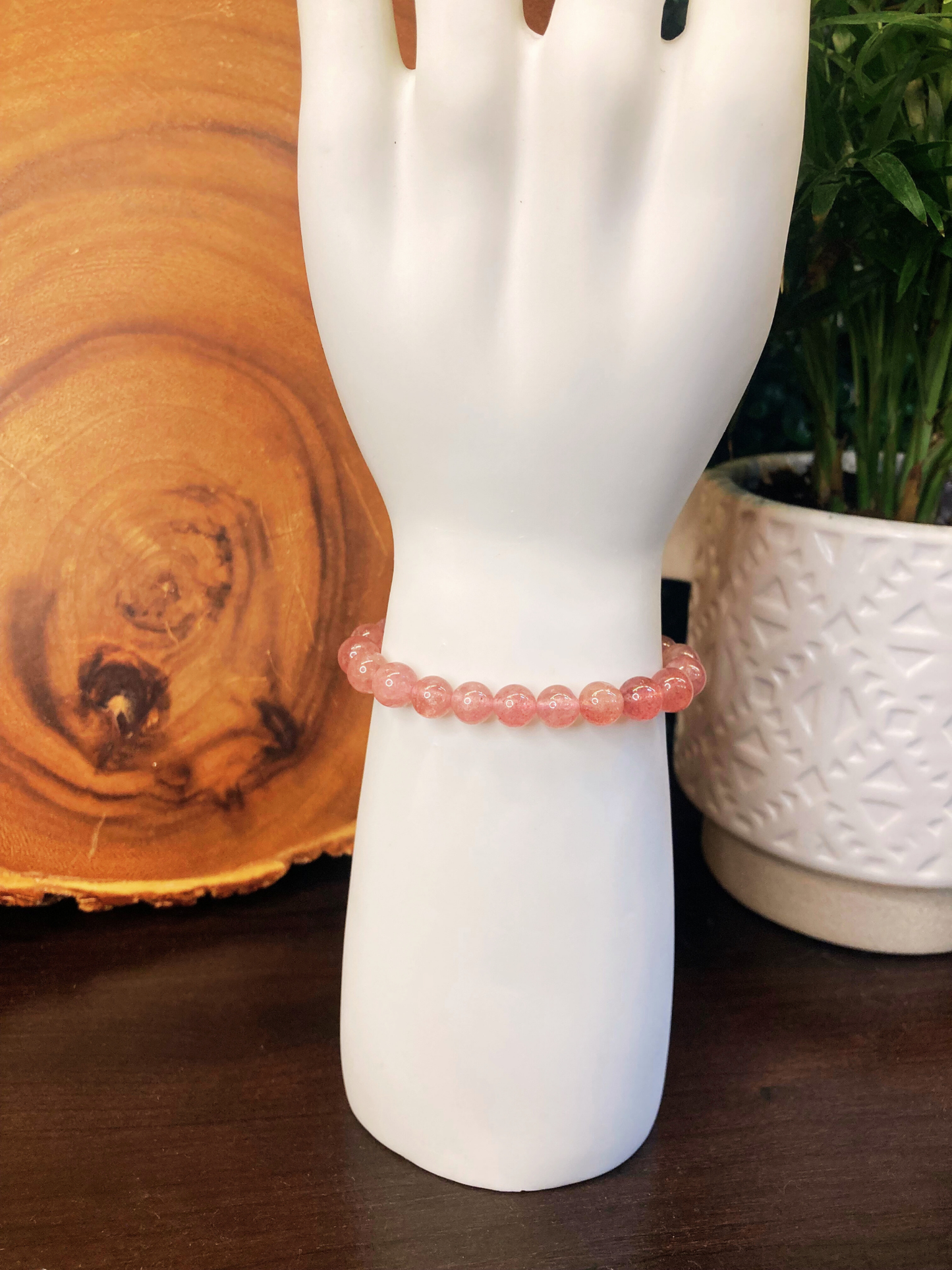 Strawberry Quartz Bracelet