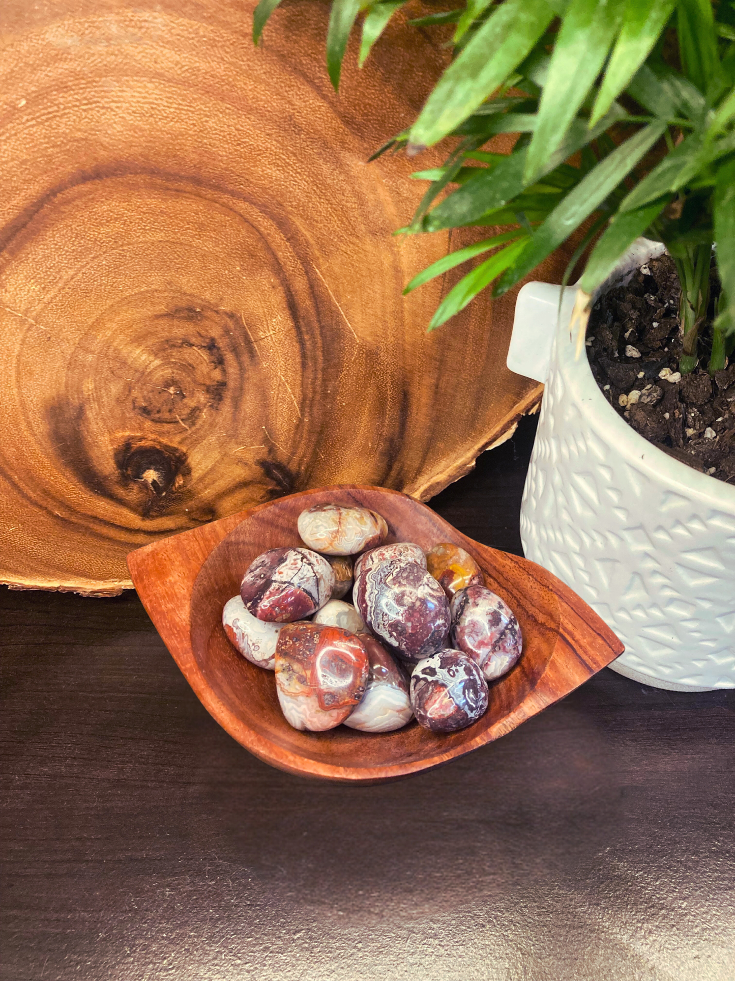 Mexican Lace Agate Tumble