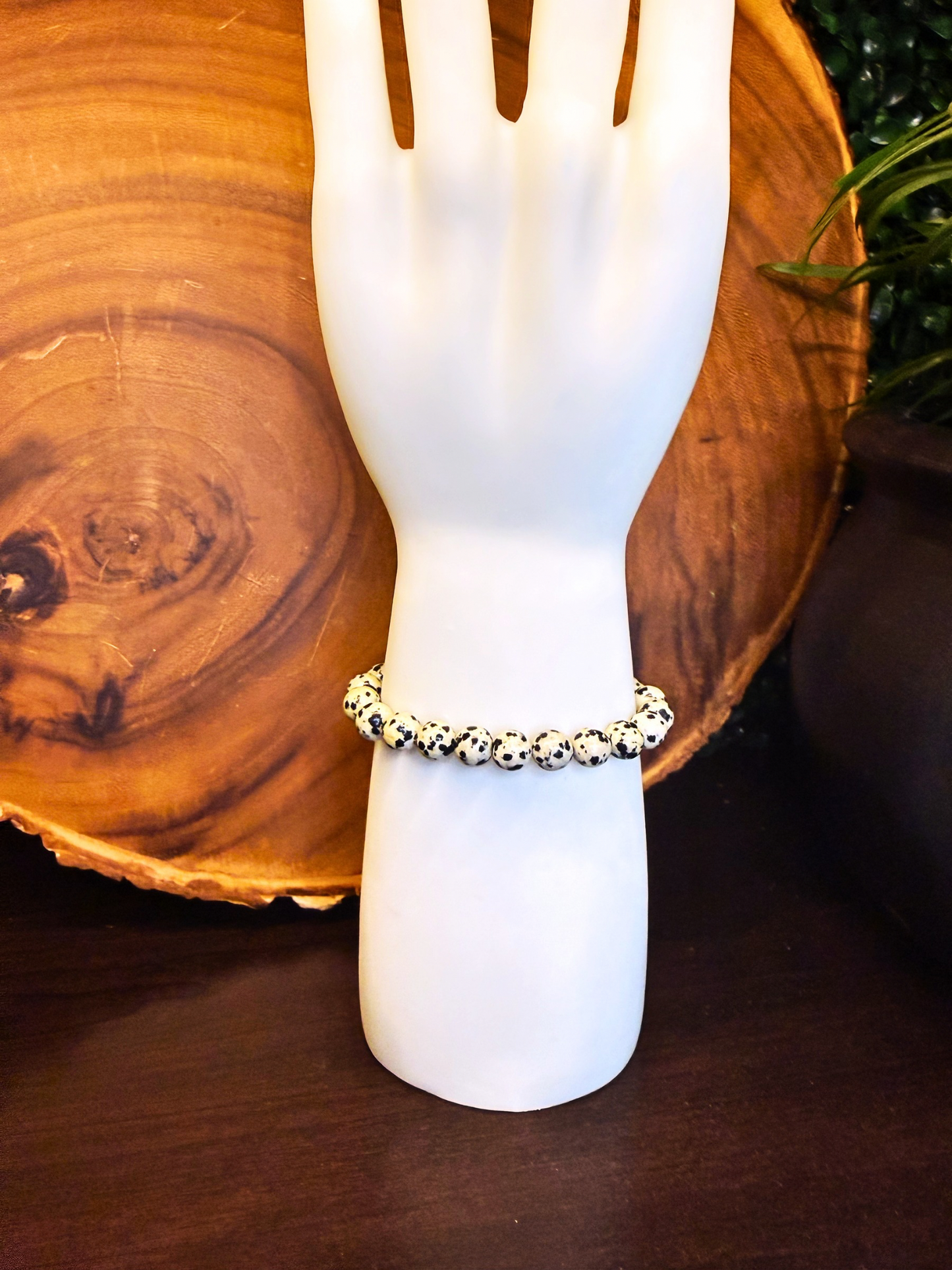 Dalmatian Jasper Bracelet