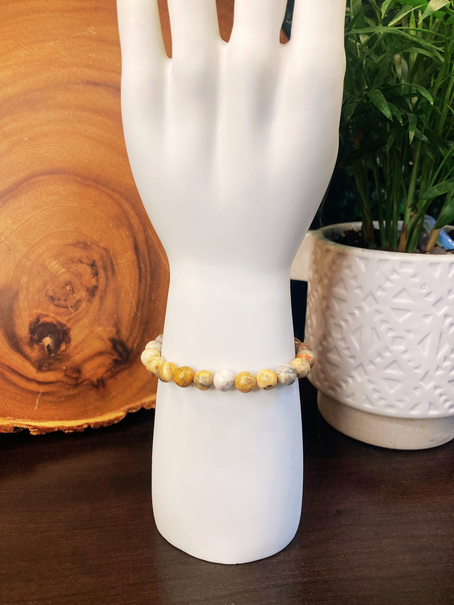 Crazy Lace Agate Bracelet