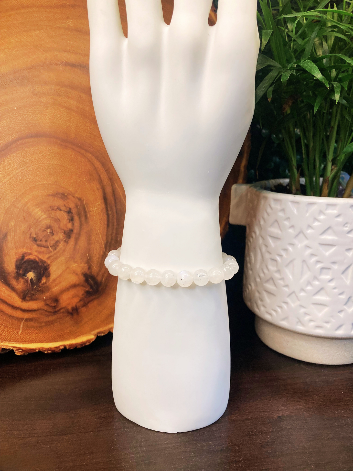White Moonstone Bracelet
