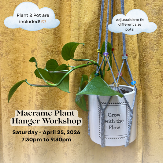 Macrame Plant Hanger Workshop